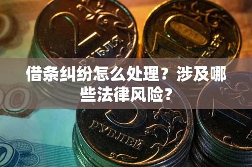济南借条纠纷怎么处理？涉及哪些法律风险？